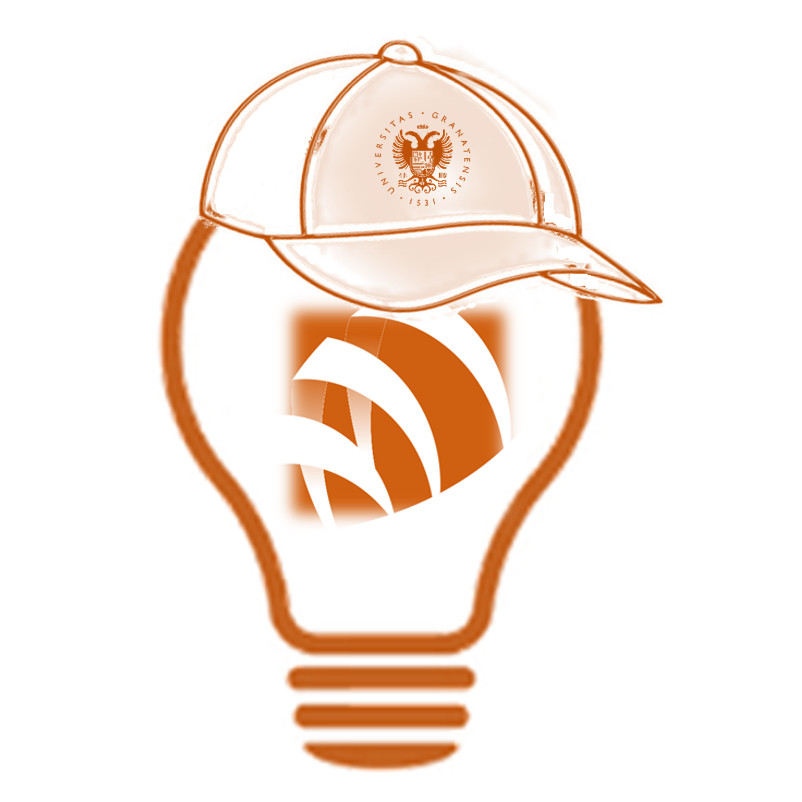 Logotipo del I Desafío Jr. (bombilla con gorra)
