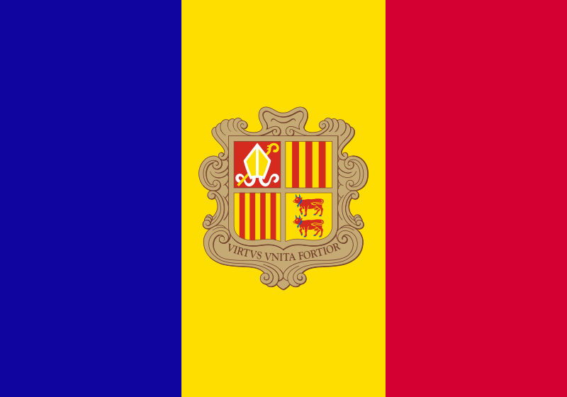 Bandera de andorra